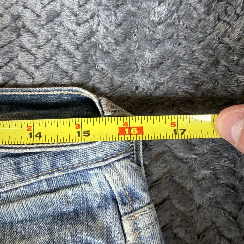 Levis 511 Jeans Mens 33x30 Blue Denim Straight Faded Light Wash Stretch Workwear